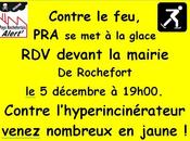 HYPER INCINERATEUR ECHILLAIS Manifestation décembre devant mairie Rochefort