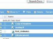Importez tous documents Google Documents Zoho Writer deux clics