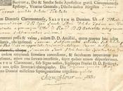 1735 Lettre canonique l'évêque Clermont