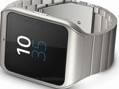 2015 Sony dévoile nouvelle version SmartWatch métal avec bracelet interchangeable