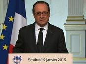 Intervention François HOLLANDE Adresse Nation suite événements janvier 2015
