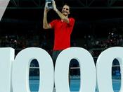 Federer frappe dans 1000