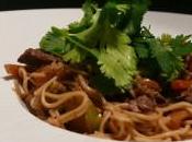 Nouilles chinoises sautées boeuf