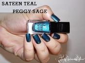 Sateen Teal Peggy Sage