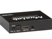 Distributeur HDMI vers avec extraction Audio UHD-4K MUXLAB