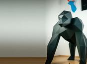 Projet Papertrophy quand animaux rencontrent design polygonal