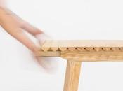 Table extensible Wooden Cloth Nathalie Dackelid