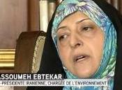 [VIDEO] Interview Massoumeh Bbtekar, vice-présidente iranienne, passage Paris