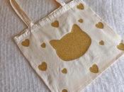 Tote "chat" paillettes