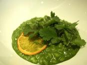SAMEDI Lichette sauvage, soupe clémentine, orge perlée curry vert chez Gaya