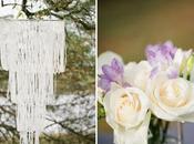 Lustre faux cristal deco mariage