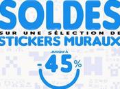 SOLDES: jusqu'à -45% Stickers Muraux Géants!