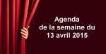 Agenda semaine avril 2015