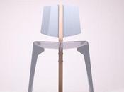 Kobuz chaise bois métal Mierzwa