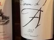 Dégustation l'aveugle vins rive droite Bordeaux millésime 2012
