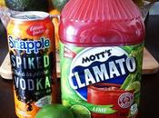 Vendredi Joyeux: pêche Snapple Spiked avec vodka arrive Mott’s Clamato Lime épicerie