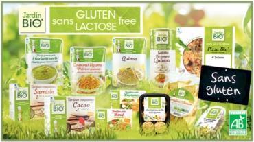 Jardin BiO' lance une gamme de produits gourmands sans gluten ni lactose
