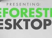 Déforestation fond d’écran forêt interagit avec notre imprimante