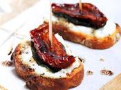 Tapas chèvre basilic tomates séchées Soleil