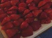 Cheesecake vegan coulis fraise