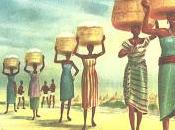 Femmes Kyabé portant récolte coton