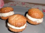 Biscuits amandes fourrés crème ricotta miel citron #vitalfood