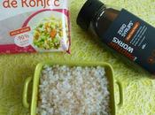 risotto konjac sirop d'érable seulement kcal (diététique, allégé, sans sucre beurre riche fibres)