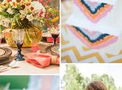 Cinq décors table pour mariage tropical