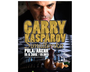 Garry Kasparov seul contre 20 joueurs à Pula