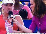 interview plein match tennis l’US Open