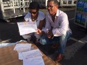 2000 packs d’eau pour Dominique grâce Rotariens Rotaractiens Guadeloupe