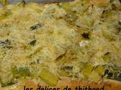 pizza poireaux gruyère râpé