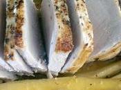 Rôti porc, panais poires