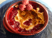 Crumble prunes framboises