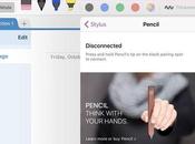Microsoft OneNote iPad prend charge stylet Pencil