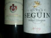 Saint Emilion Clos l'Oratoire 1999 Pessac-Léognan Château Seguin 2009