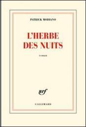 livre L’herbe nuits Patrick Modiano