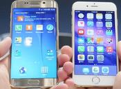 Comparatif Samsung Galaxy iPhone
