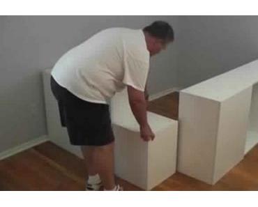 Il achète 7 armoires de cuisine IKEA  et construit quelque chose de brillant pour sa fille