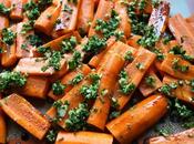 Carottes rôties l'Ail Persil
