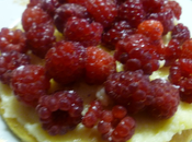 Tarte fine framboises