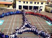 symbole Peace Paris dans collège Martiniquais