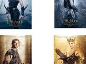 Cinéma chasseur Reine Glaces, affiches personnages