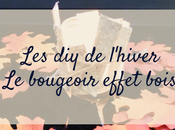 décoration Bougeoir effet bois d'inspiration scandinave