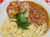 Râbles lapin lardons