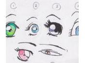 dessin yeux manga
