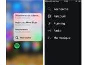 Spotify supporte enfin Touch iPhone Plus