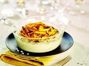 Tagliatelles curcuma pavot mousse chou-fleur