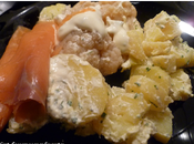 Salade pommes terre saumon fumé chou-fleur