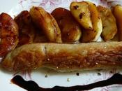 Boudin blanc pommes fruit